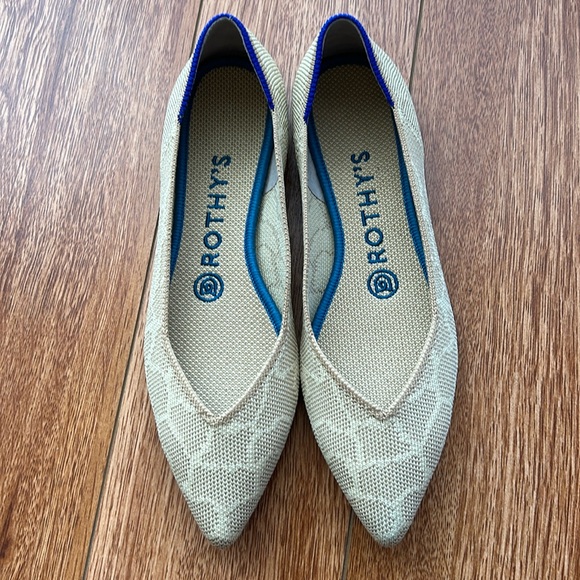 Rothy’s The Point Sahara Gold 6.5 EUC - Picture 5 of 10